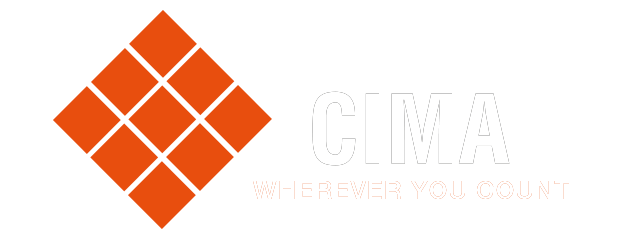 CIMA logo in white